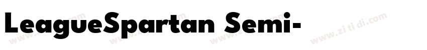 LeagueSpartan Semi字体转换 LeagueSpartan Semi字体转换